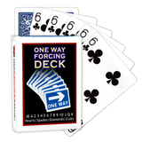 1 Way Forcing Deck BLUE Backed Bicycle - Choose Suit & Value