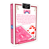 Back of Fuchsia Pink Backed Bicycle Playing Cards 