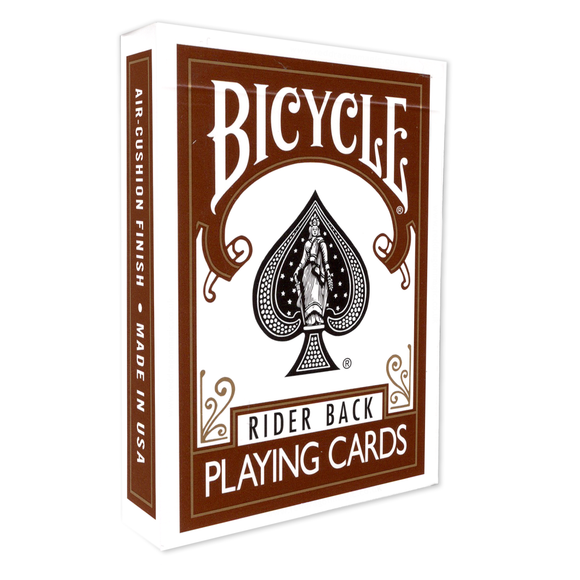 Brown Backed Bicycle Playing Cards + 3 Gaff Cards