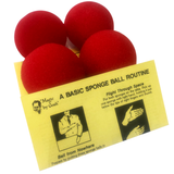 Red 2 Inch Super Soft Sponge Ball (Magic By Gosh)