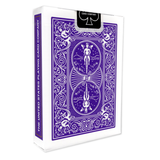 Back view of Purple Violet Backed Bicycle Cards 