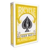 Front view of Yellow Backed Bicycle Playing Cards