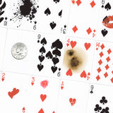 Various gaff magician's playing cards from the Super Gaff Deck.