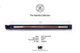 Haschka Collection Presidential Magic Wand in gift box made with Meranti and Holly on a white background.