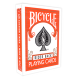 Orange backed Bicycle playing cards tuck box.