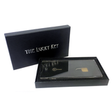 The lucky key Mentalism trick props including plexi glass case and keys.