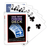 1 Way Forcing Deck BLUE Backed Bicycle - Choose Suit & Value