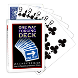 1 Way Forcing Deck BLUE Backed Bicycle - Choose Suit & Value