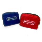 Two card bags, one blue and one red, with the 'cardistry' brand logo on the front.