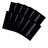 10 x Black Hand Made Professional Silver Text Prediction Envelopes for Playing Cards 