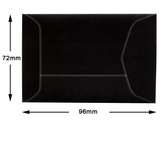 Dimensions of envelopes 72mm heigh by 96mm wide (Can fit a bicycle card inside)