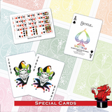 Special card designs from the spectrum deck offered by Red Dragon Magic. 