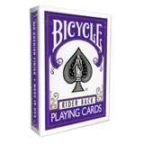 Front view of Purple Violet Backed Bicycle Cards UK